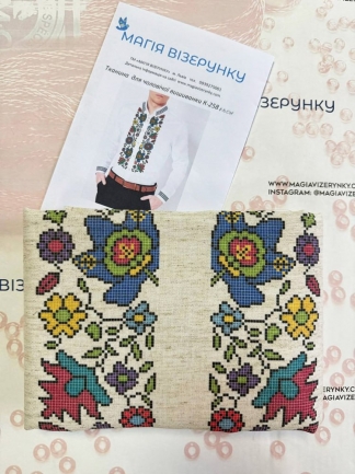 Заготовка чоловічої вишиванки КД льон 258