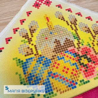 Хустка на великодній букет 15