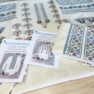 Пленные заготовки вышиванок Ивано-Франковской области лен