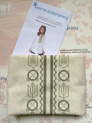 Заготовка вишиванки жіночої НД льон 387