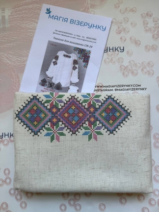 Жіноча вишиванка Закарпатської області СЖ 24 льон