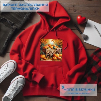 Термоналіпка декоративна Віз з гарбузами ТН 1088