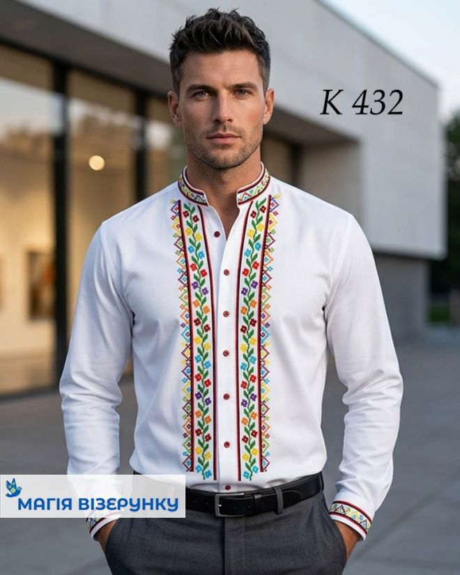 Заготовка мужской вышиванки КД-432