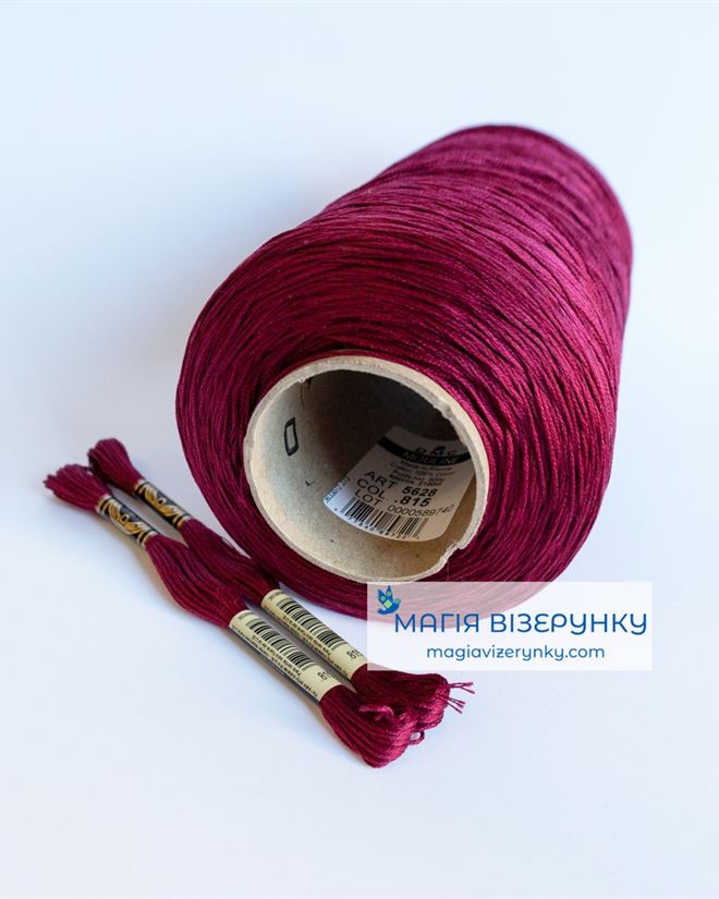 Нитка мулине DMC 815 в конусе