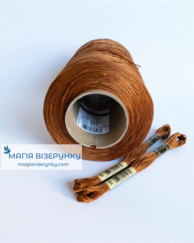 Нитка мулине DMC 434 в конусе