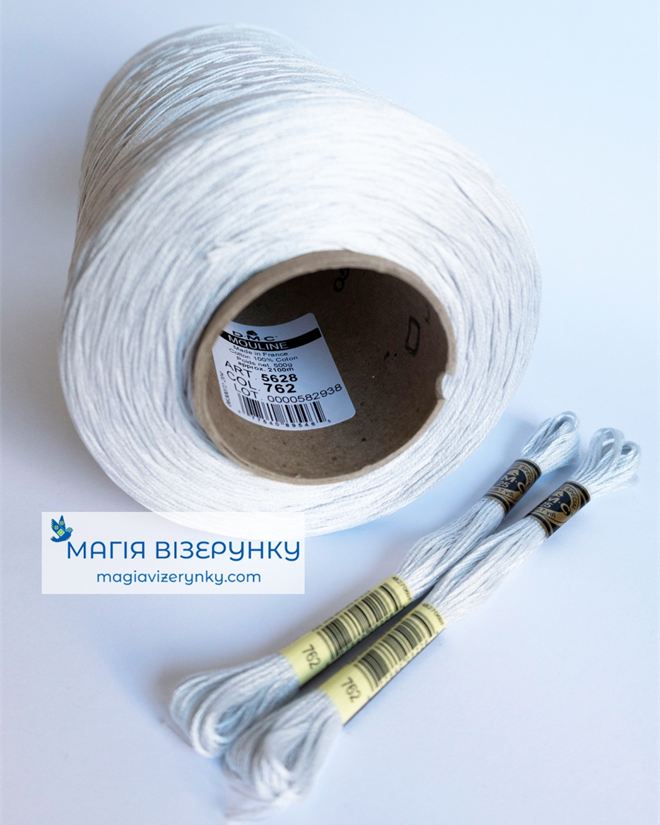 Нитка мулине DMC  в конусе 762