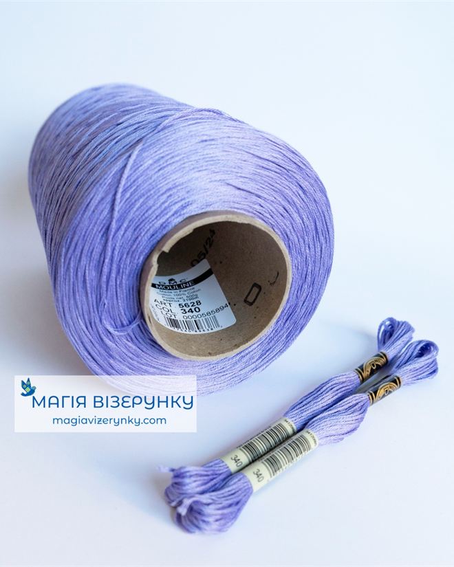 Нитка мулине DMC 340 в конусе