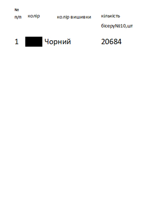 Заготовка для вышиванки Бохо 140дч
