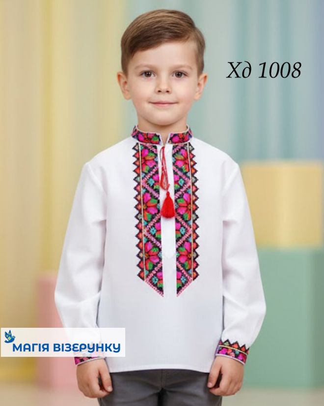 Заготовка вишиванки Чернівецької області для хлопчика 