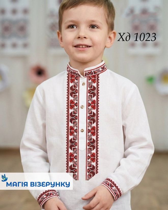 Заготовка вишиванки Житомирської області для хлопчика  
