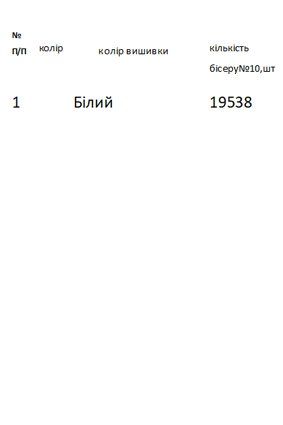 Заготовка для вишиванки Бохо 142